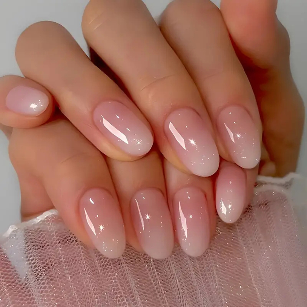 ARTAUG 24PCS Medium Almond Fle - Nail Art Pink 评论和价格