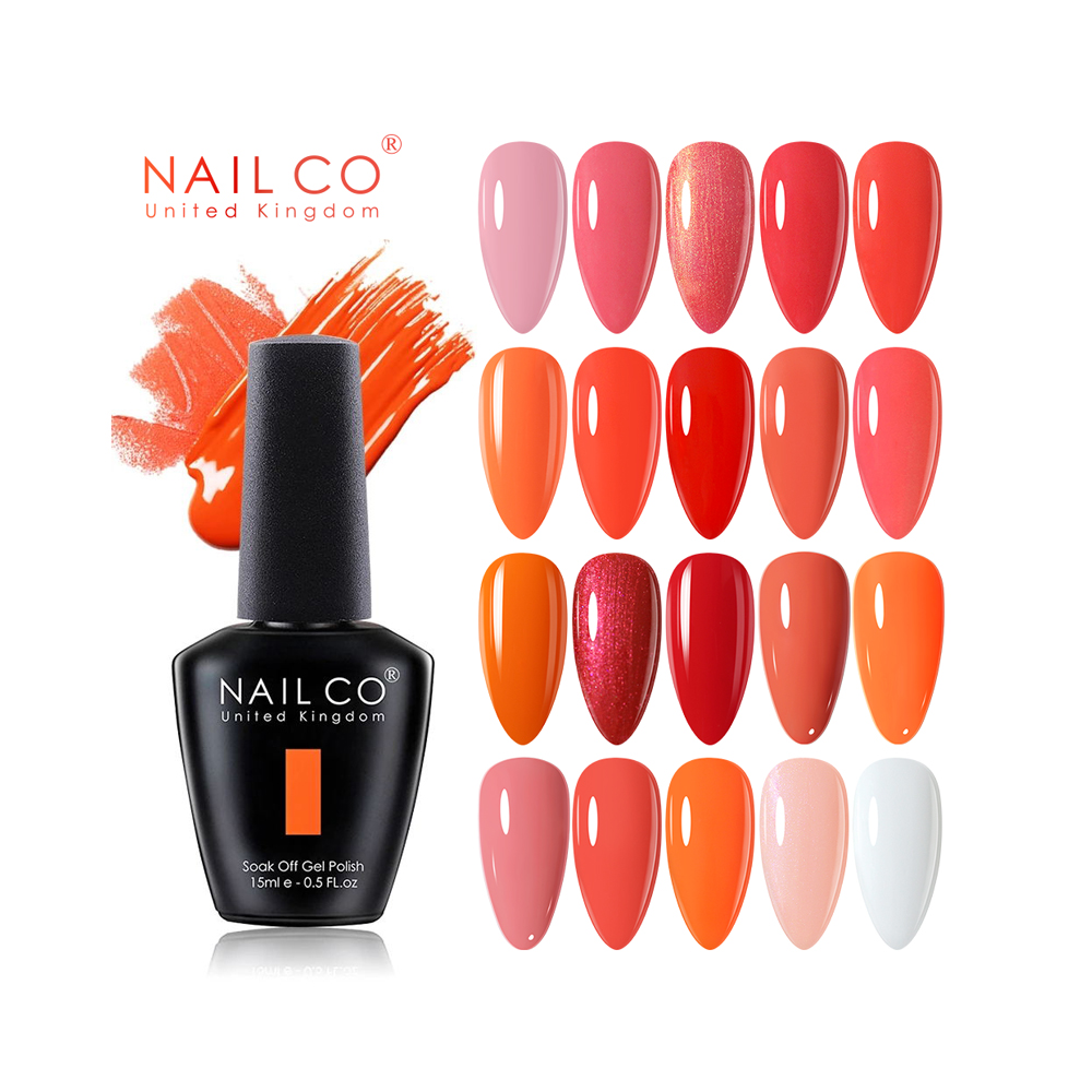 NAILCO 15ml Orange Red Pink Co - Nail Art Orange 评论和价格