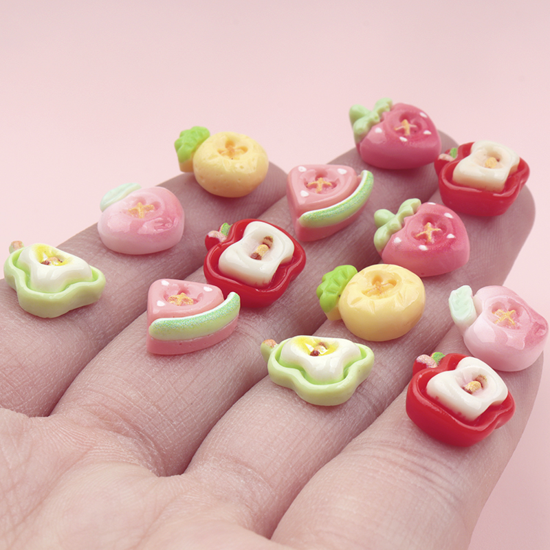 50/500pcs Mini Simulated Fruit - Nail Art Ombre 评论和价格