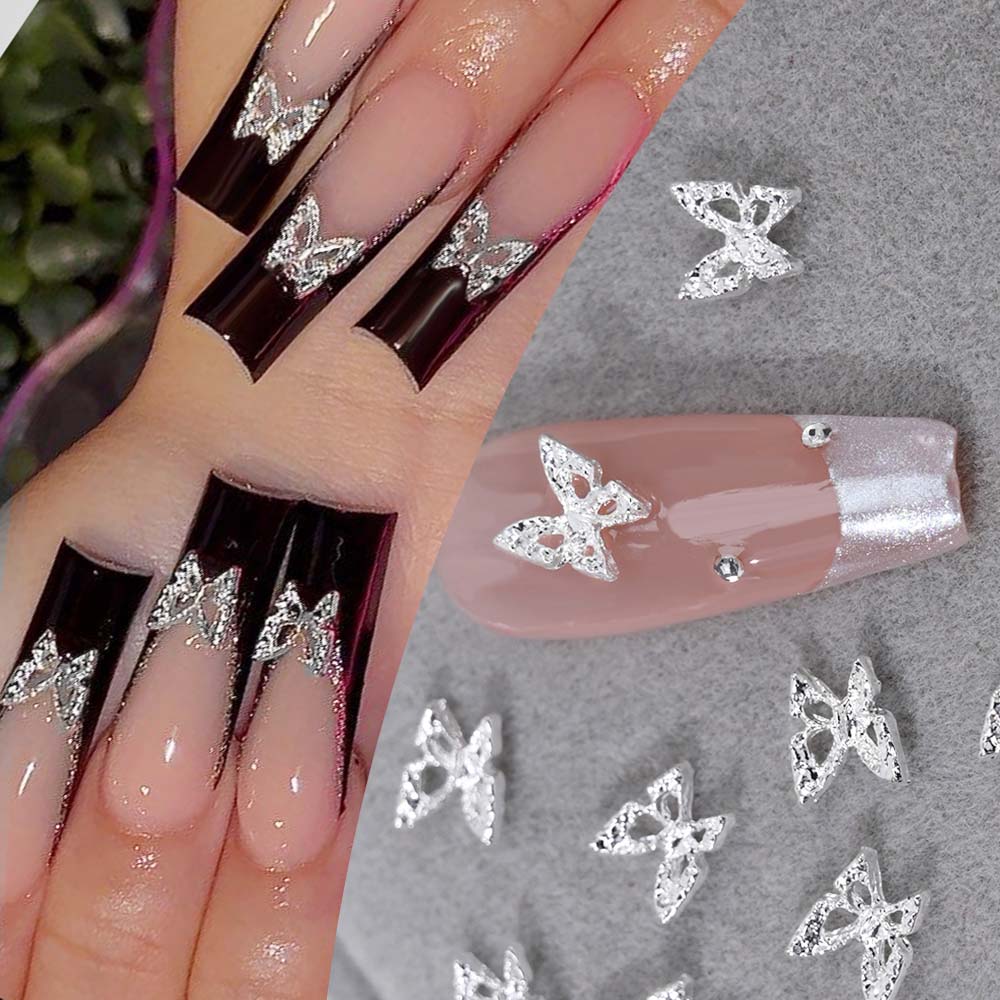 20pcs 3D Exquisite Hollow Butt - Nail Art Valentines Day 评论和价格