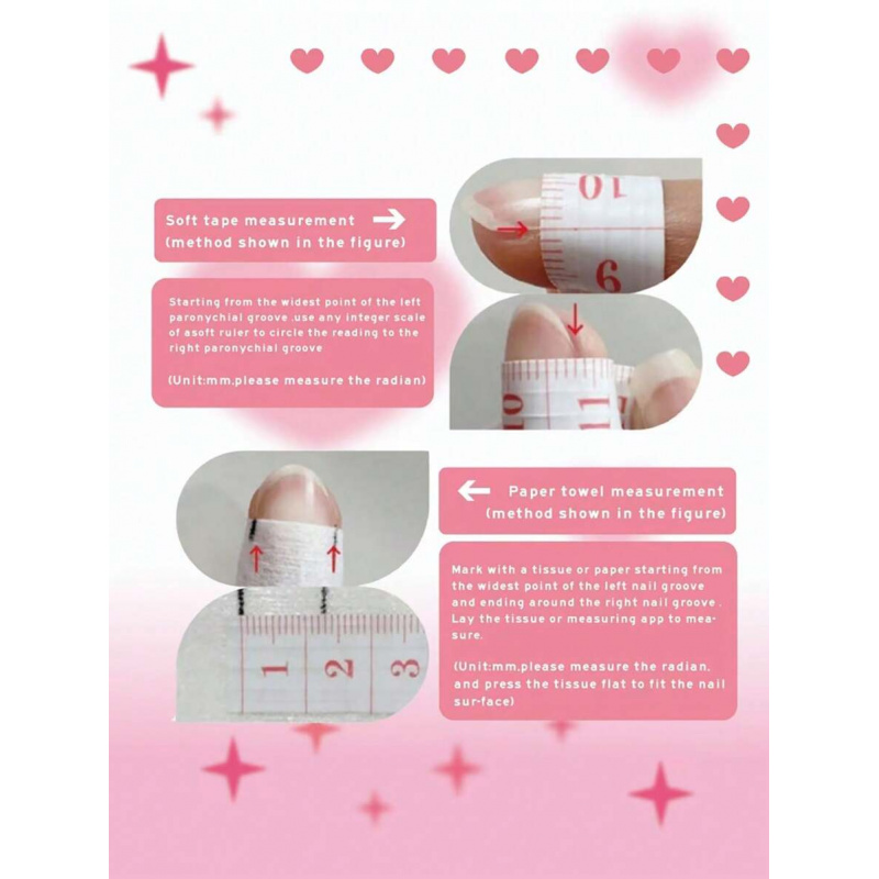10pcs handmade pink press on n - Nail Art Pink 评论和价格