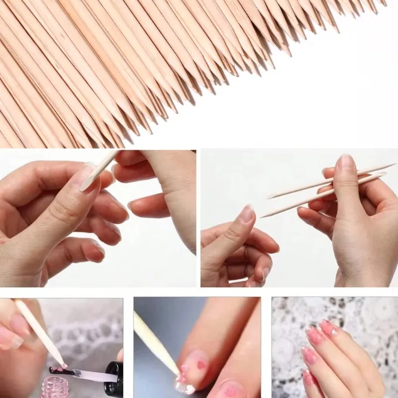 2026 50/100pcs Nail Art Pusher - Nail Art Orange 评论和价格