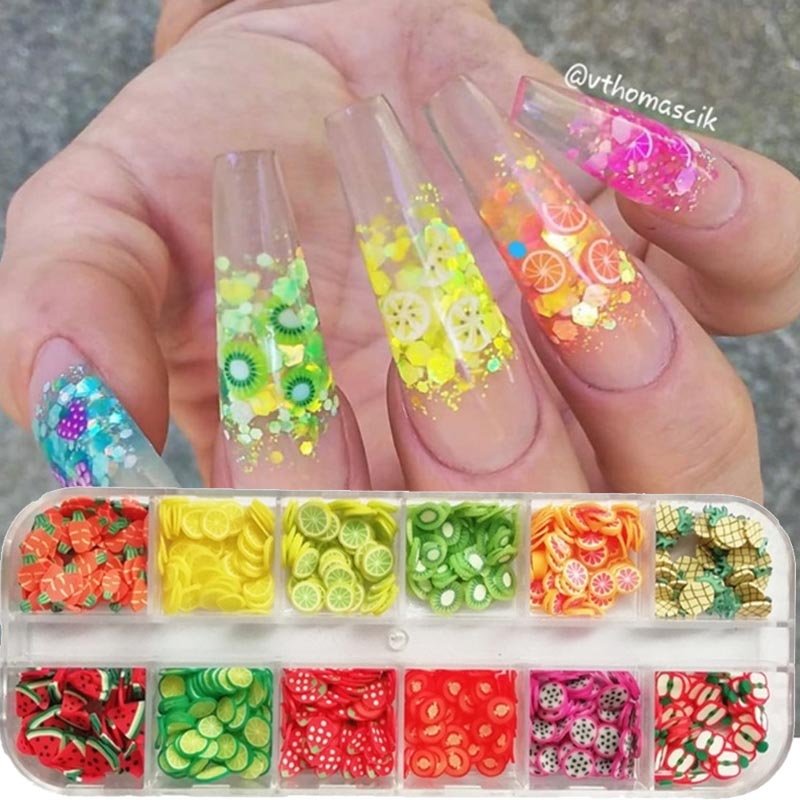 1000pc-240Pc Nail Fruit Slices - Nail Art Valentines Day 评论和价格