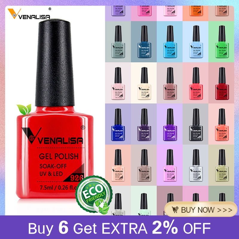 Venalisa 7.5ml Nail Gel Polish - Nail Art Pink 评论和价格