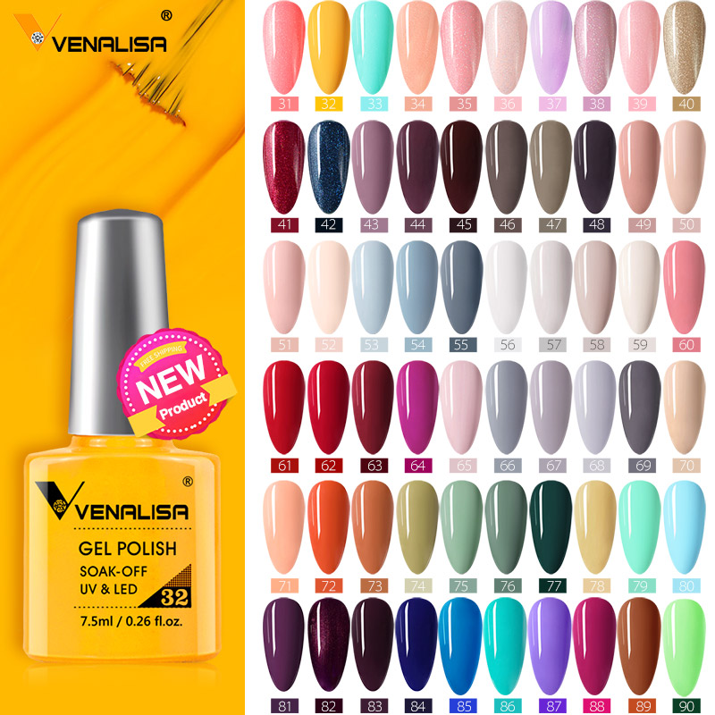 Venalisa 7.5ml Nail Gel Polish - Nail Art Pink 评论和价格